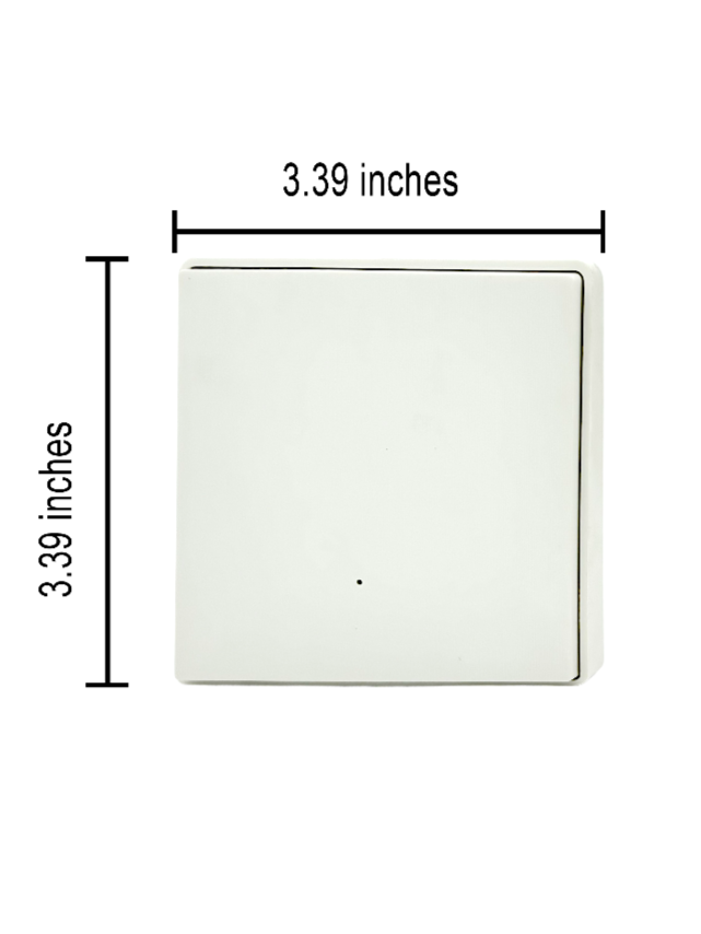 AuriLink Wireless Light Switch Kit - Offline Voice Control, No Wiring Needed, Easy Install, Works with All Bulbs - Single Wireless Switch Kit